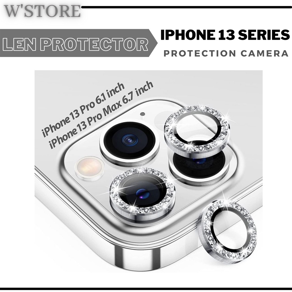 iPhone 13 Series Diamond Bling Bling Camera Glass Len Protector For