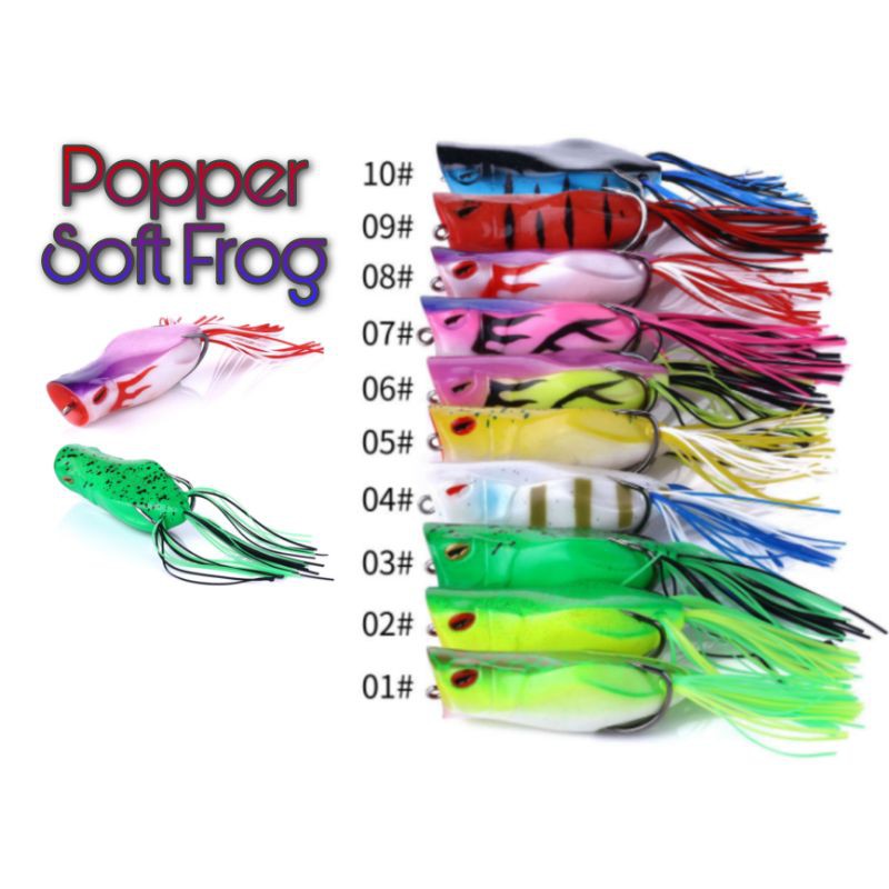Buy Strike Popper Soft Frog Lures 7cm 14g Umpan Katak Tiruan Gewang Fishing Lure Seetracker Malaysia