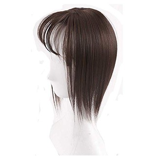Invisible Hair Topper With 3d Fringe Crown Clip In Hair Piece For
