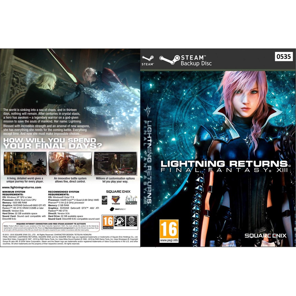 PC) Final Fantasy XIII - Lightning Returns | Shopee Malaysia