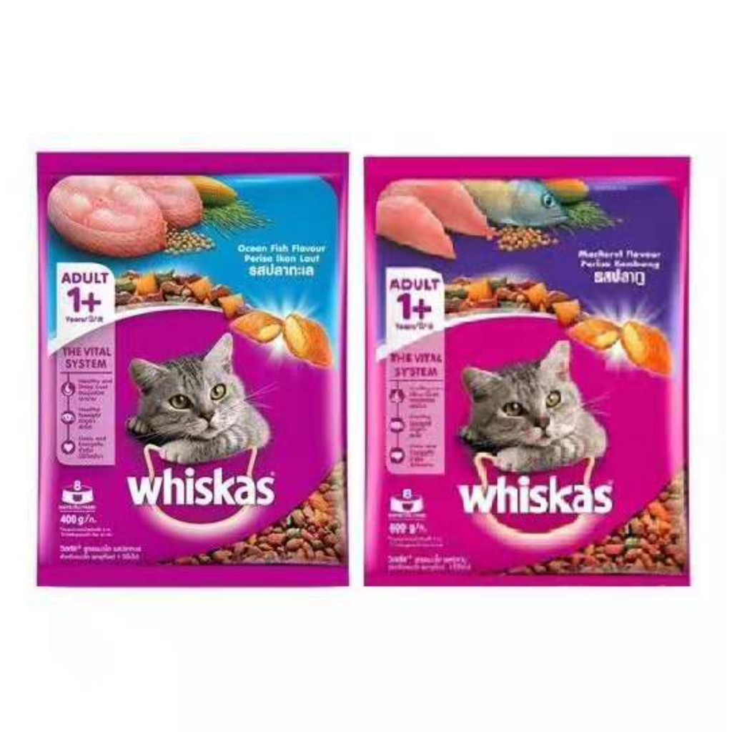 whiskas ocean fish dry food