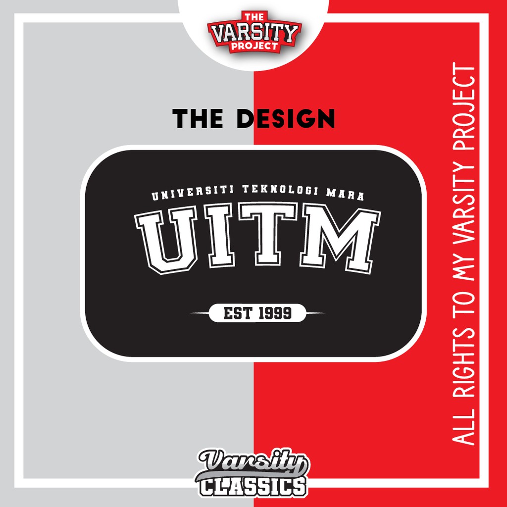 Uitm Universiti Teknologi Mara Classic Varsity Hoodie My Varsity Project Originals Shopee Malaysia