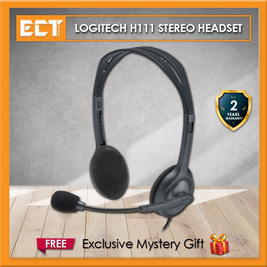 logitech h111 stereo headset