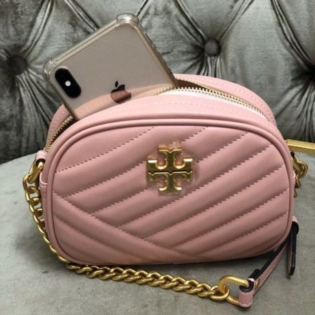 💯 AUTHENTIC TORY BURCH KIRA CHEVRON SMALL CAMERA BAG | Shopee Malaysia