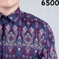 N Song Purple  Baju  Kemeja Batik  Shirt Songket Lelaki  