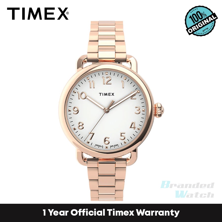 Official Warranty] Timex TW2U14000 Women's Standard 34mm Stainless Steel  Strap Watch | Shopee Malaysia