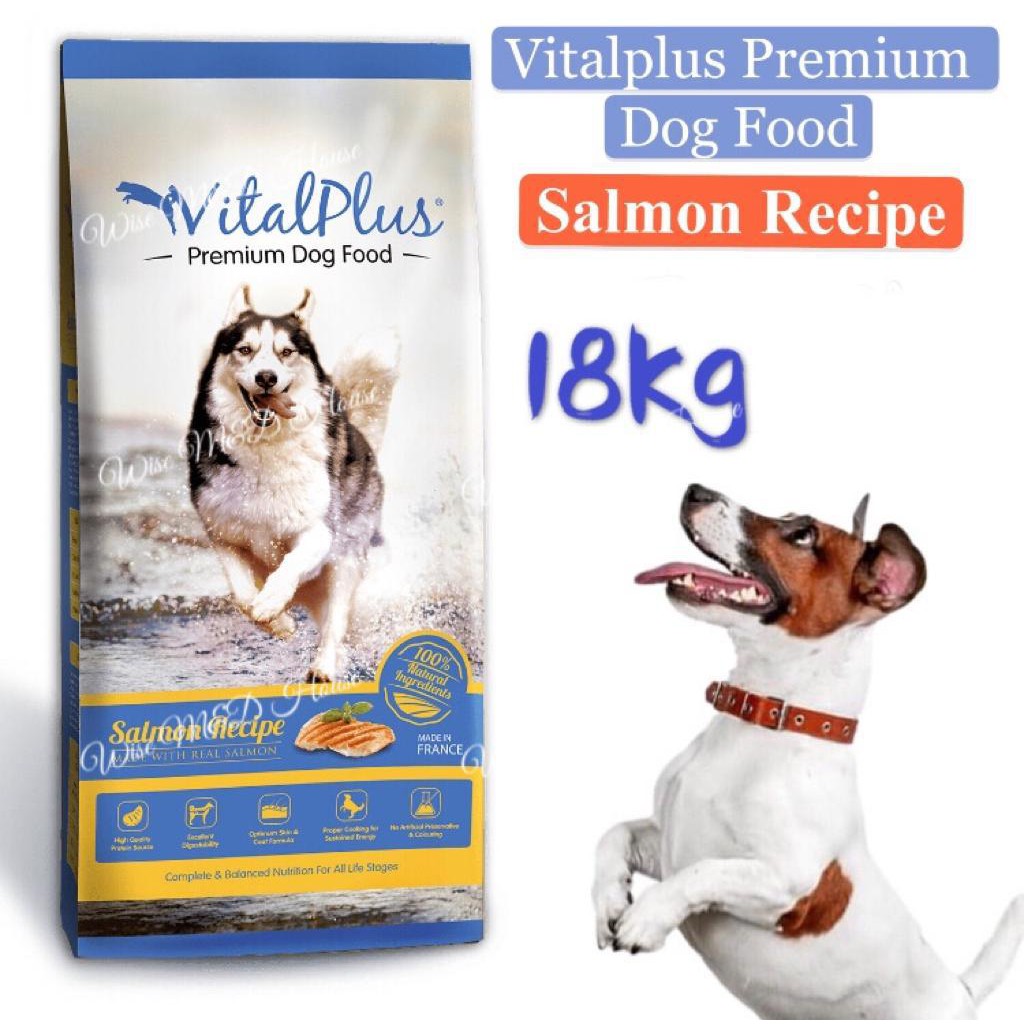 vital plus salmon dog food