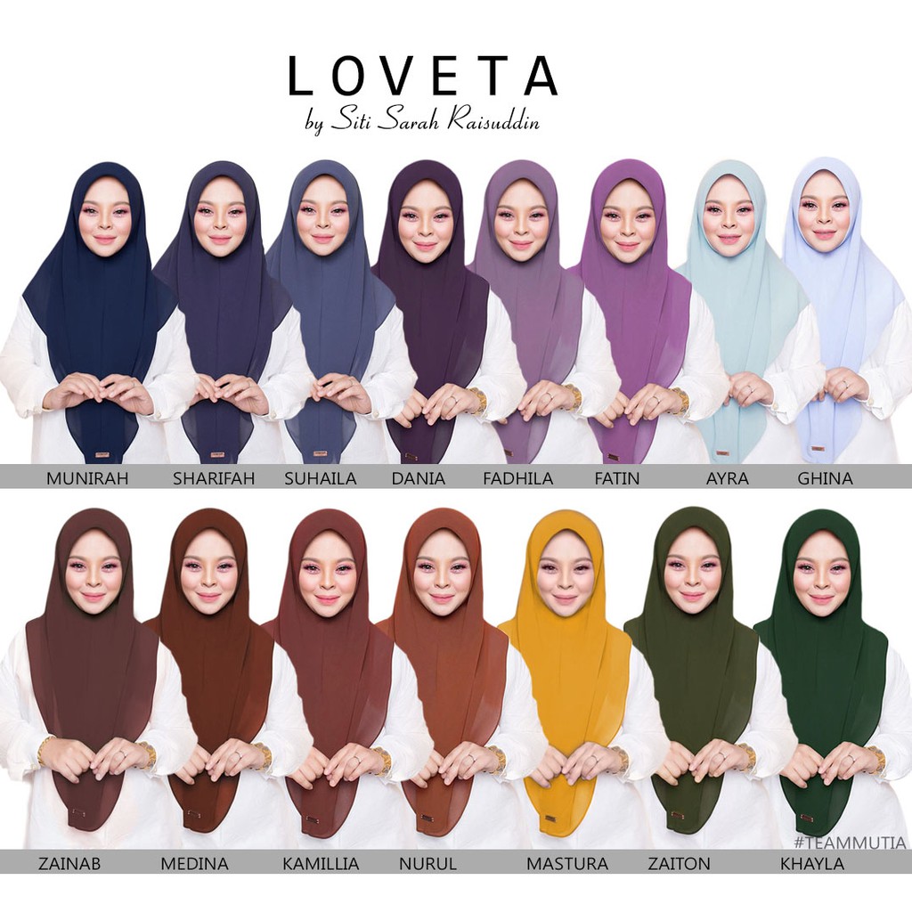 3 Rm100 Bawal Instant Chiffon Labuh Loveta Siti Sarah Tudung Sarung Shopee Malaysia