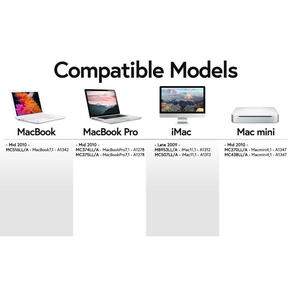 4GB PC3-8500 1066 1067 Apple MacBook Pro iMac Mac MINI Mid 2009 2010 MEMORY RAM