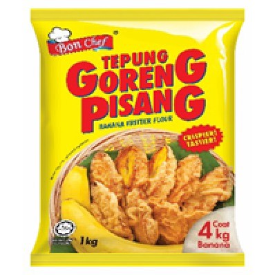 BON CHEF Banana Fritter Flour (Tepung Goreng Pisang) - 1KG | Shopee ...