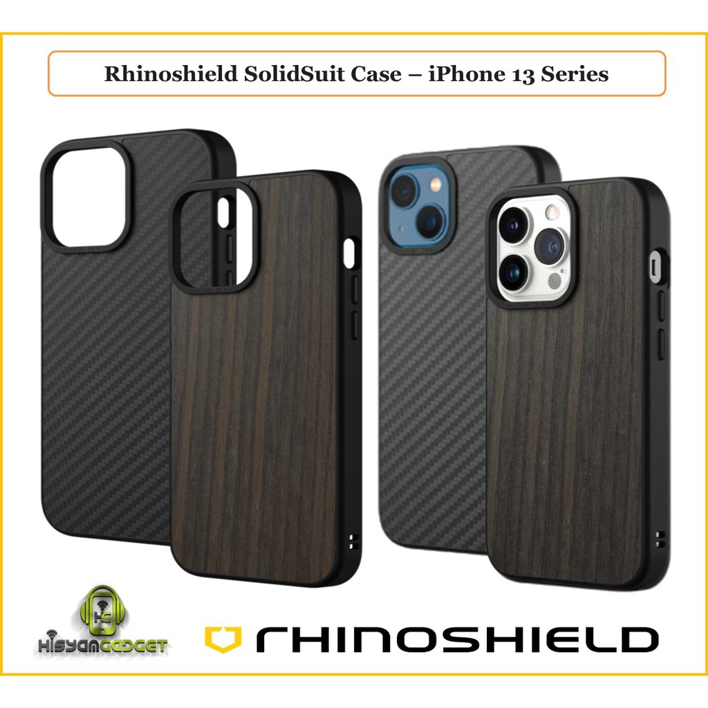 iPhone 13 Mini / 13 / 13 Pro / 13 Pro Max - RhinoShield SolidSuit  Protective Cases [[ᴏʀɪɢɪɴᴀʟ]] | Shopee Malaysia