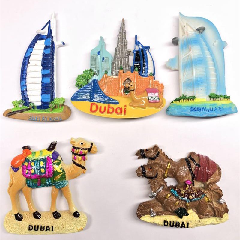 3D Dubai Tourist Fridge Home Decor Accessories Dubai Building