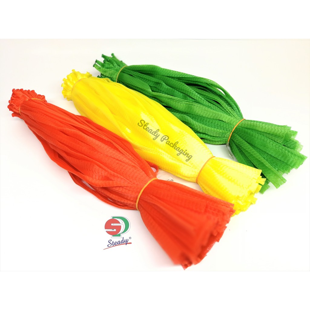 16" Vegetable Onion Garlic Storage Bags Hollow Out Breathable Mesh Bag