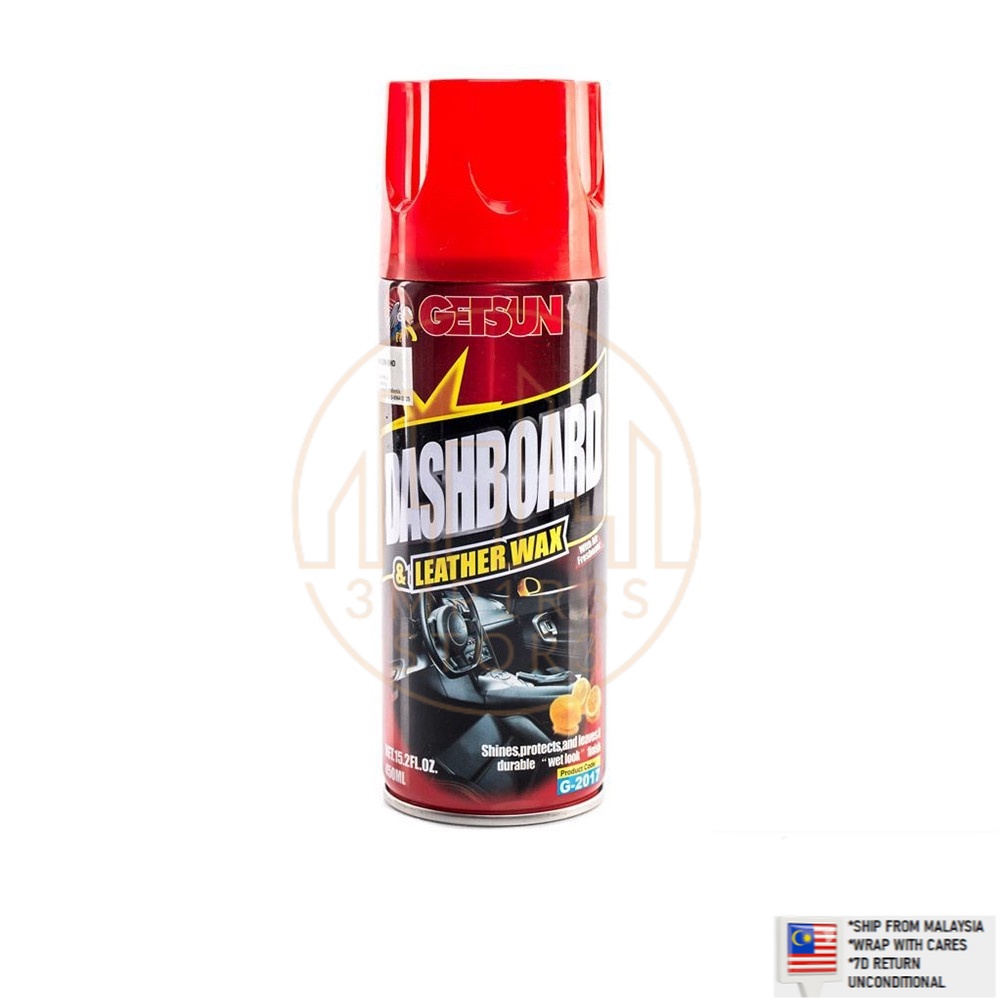 wax kereta wax body kereta GETSUN Dashboard and Leather Wax Orange