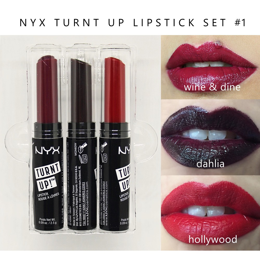 nyx turnt up lipstick