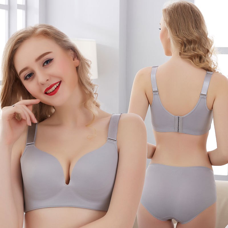 🔥Ready Stock🔥Women's Seamless Plus Bra Women Big Cup Thin Breathable Smooth Wireless Push Up Bra Full Cup Anti Sagging Bras Adjustable Comfortable Lingerie | Shopee Malaysia