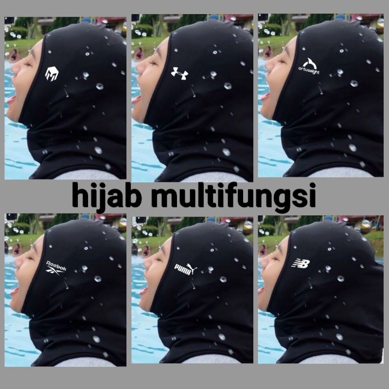 Hijab Swimming Veil sport hijab badminton hijab Instant muslimah