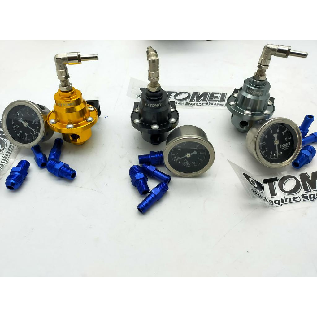 Tomei Fuel Pressure Regulators Sard Fuel Regulator Meter Black Gold