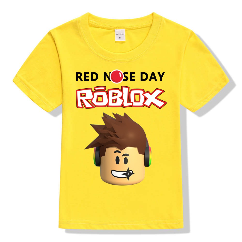 Boys Roblox Kids Cartoon Short Sleeve T Shirt Summer Casual Costumes T Shirts Shopee Malaysia - roblox t shirt kids boys girls game t shirt children summer catoon clothing tees shopee malaysia