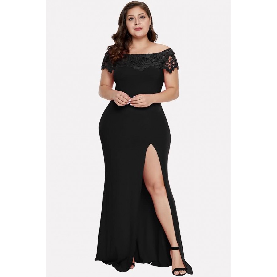 off the shoulder bodycon dress plus size