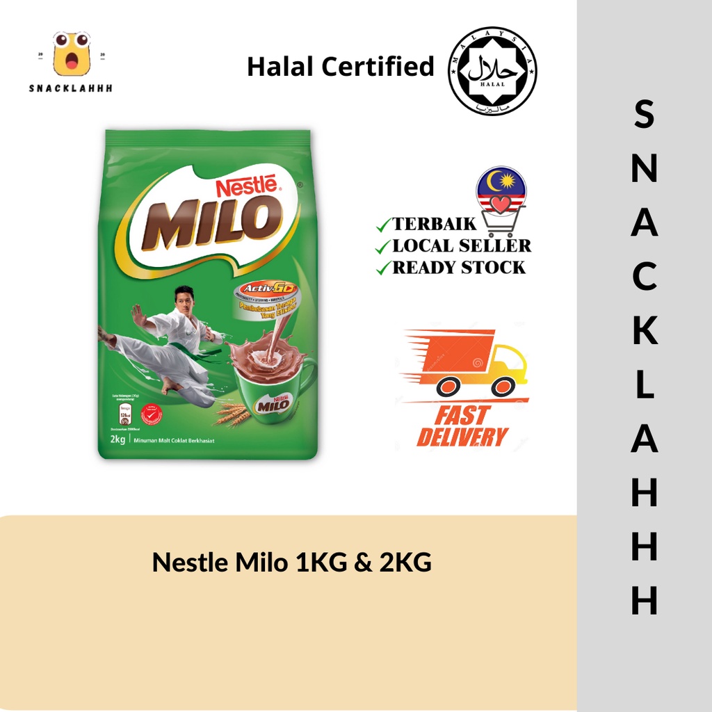 Milo 2KG Milo Active Go Chocolate Malt Powder Milo 1KG Milo 2KG