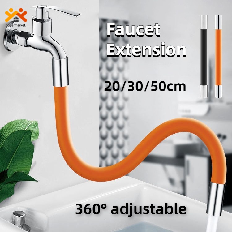 Faucet Extension Extender Adjustable Water Tap Extension 360 Rotate