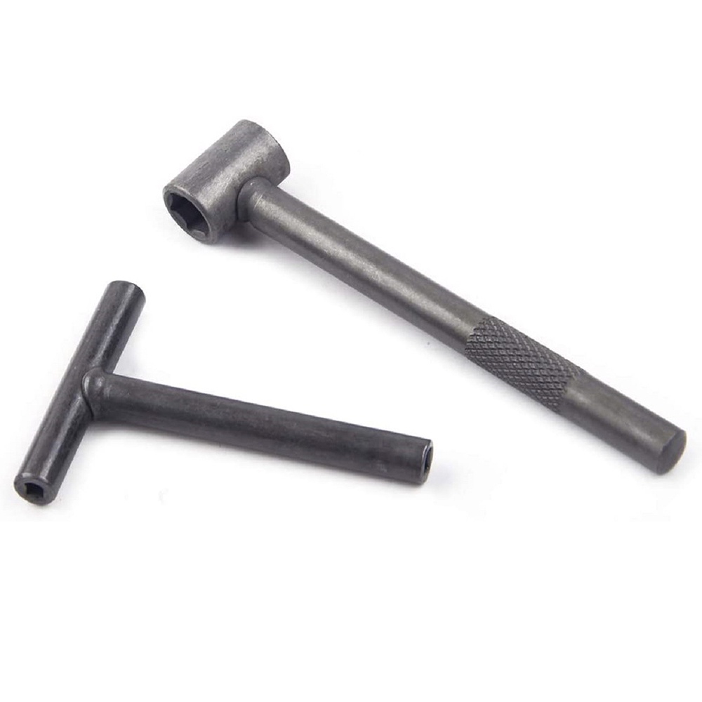Professional Workshop Motorcycle Engine Valve adjustment tool screw wrench T type Spanner Feeler gauge - Image 4