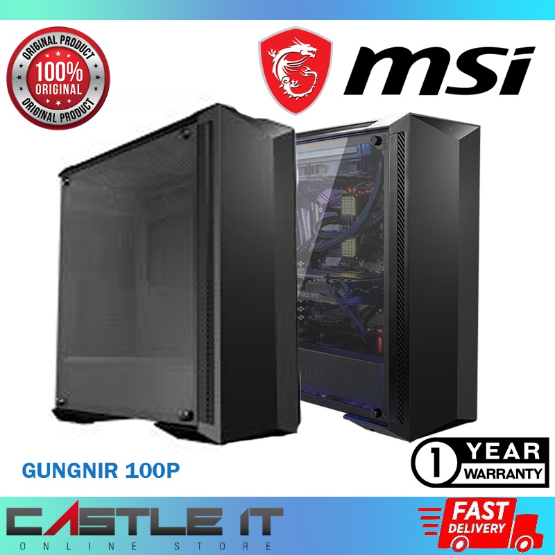 MSI MPG GUNGNIR 100P/110R SEKIRA 100P /110R Mid Tower ATX mATX Mini-ITX ...