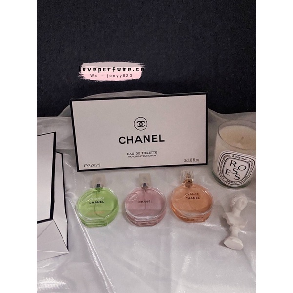 CHANEL CHANCE 3IN1SET ( 3*30ML) | Shopee Malaysia