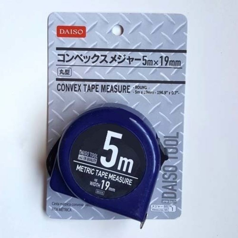 DAISO Japan 5 Meter Metric Measure Tape 5m x 19mm Measuring Tape