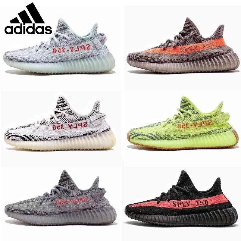 Original 12-color Adidas Yeezy 350 V2 Boost UV Men's Women's Running Shoes  | Shopee Malaysia