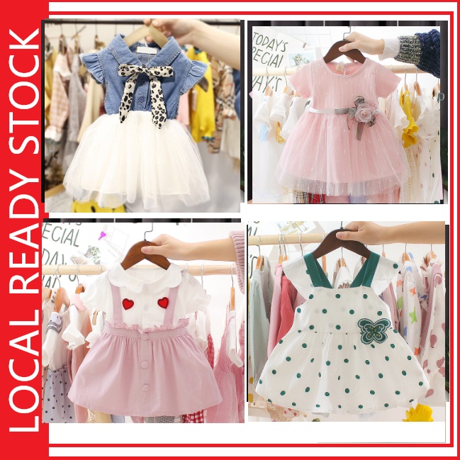 0-3Years Newborn baju Baby Girls Floral Princess Dress Baby girl perempuan Kids Tutu Dresses kahwin baju wedding dress