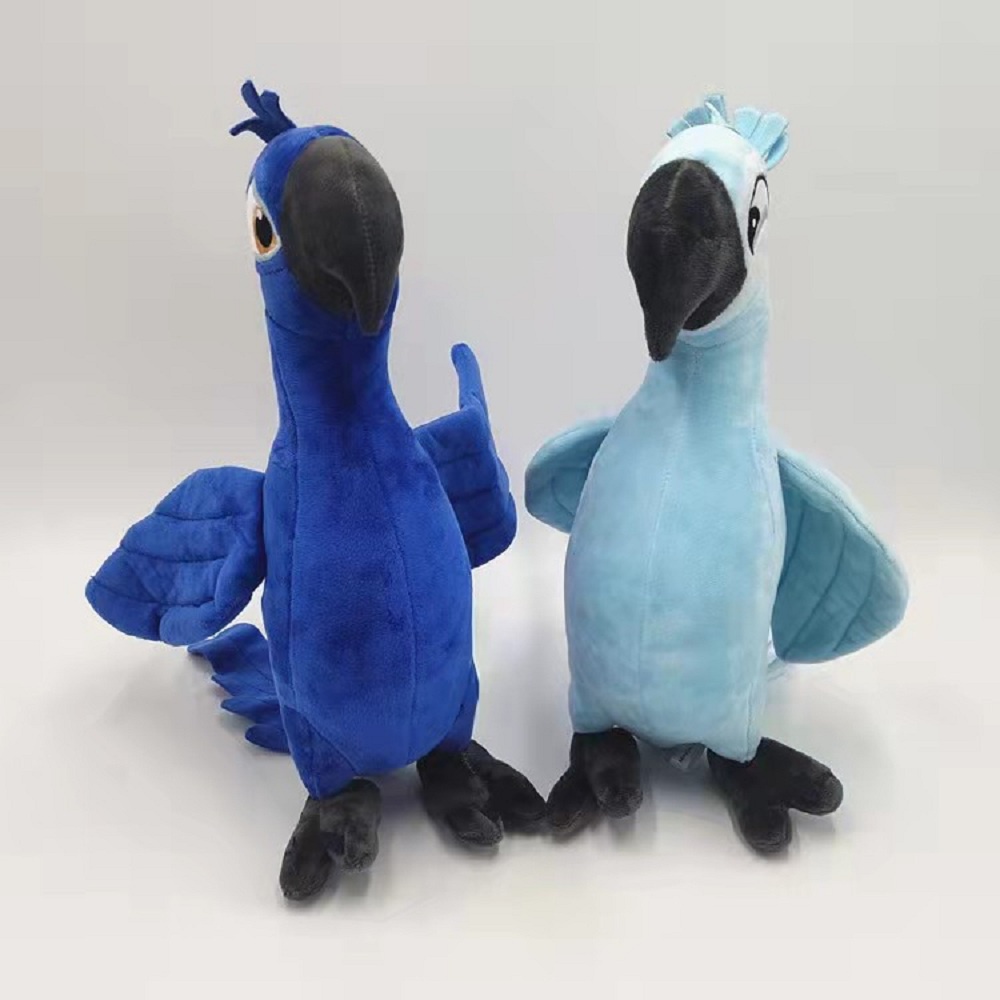 35cm Rio 2 Macaw Blu Jewel Plush Toys Cute Cartoon Blue Parrot Bird Stuffed Animal Dolls Gifts For Kids Birthday Chris Shopee Malaysia