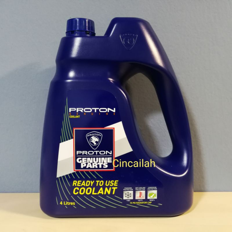 Genuine Proton Coolant 4L Premix Ready to Use PW990731 | Shopee Malaysia