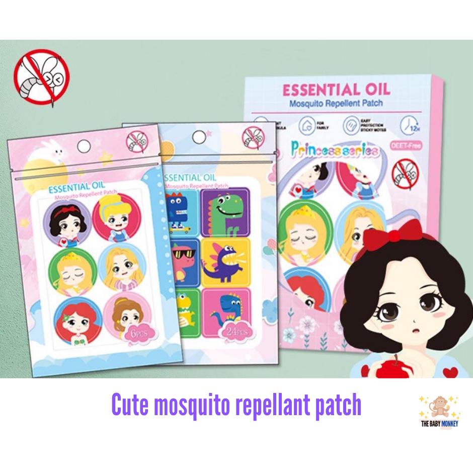 Anti Mosquito Repellent Cute Patch Baby Kids Natural Plant Essential Oil based hiking H…