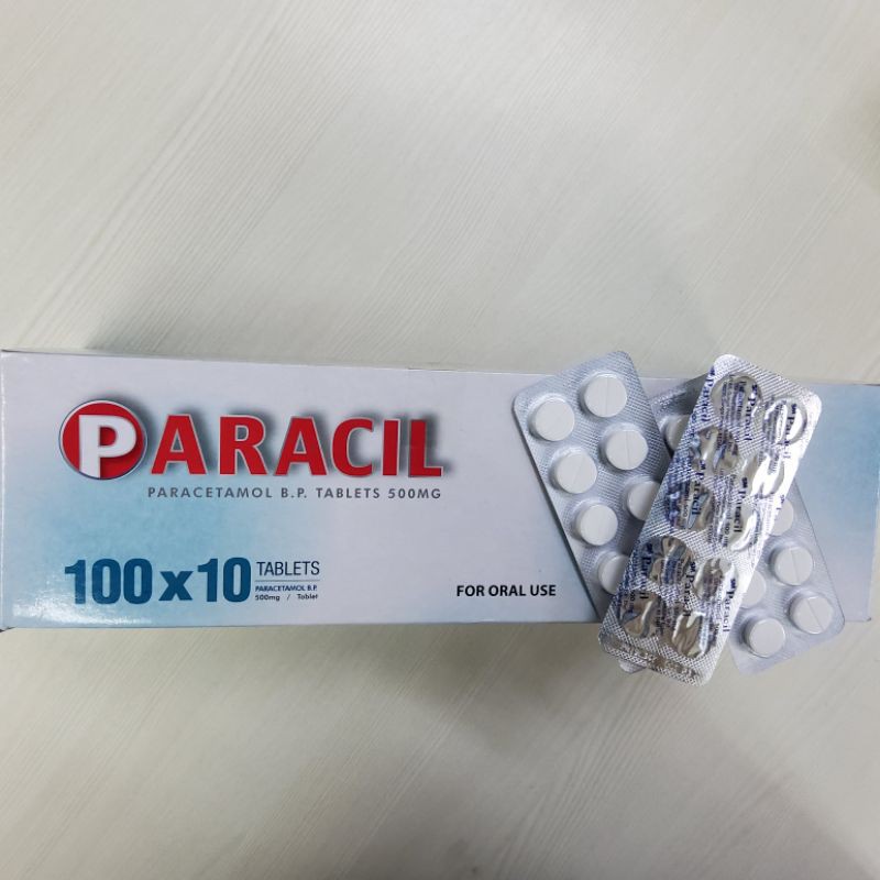 Paracil Paracetamol 500mg 100strip Shopee Malaysia