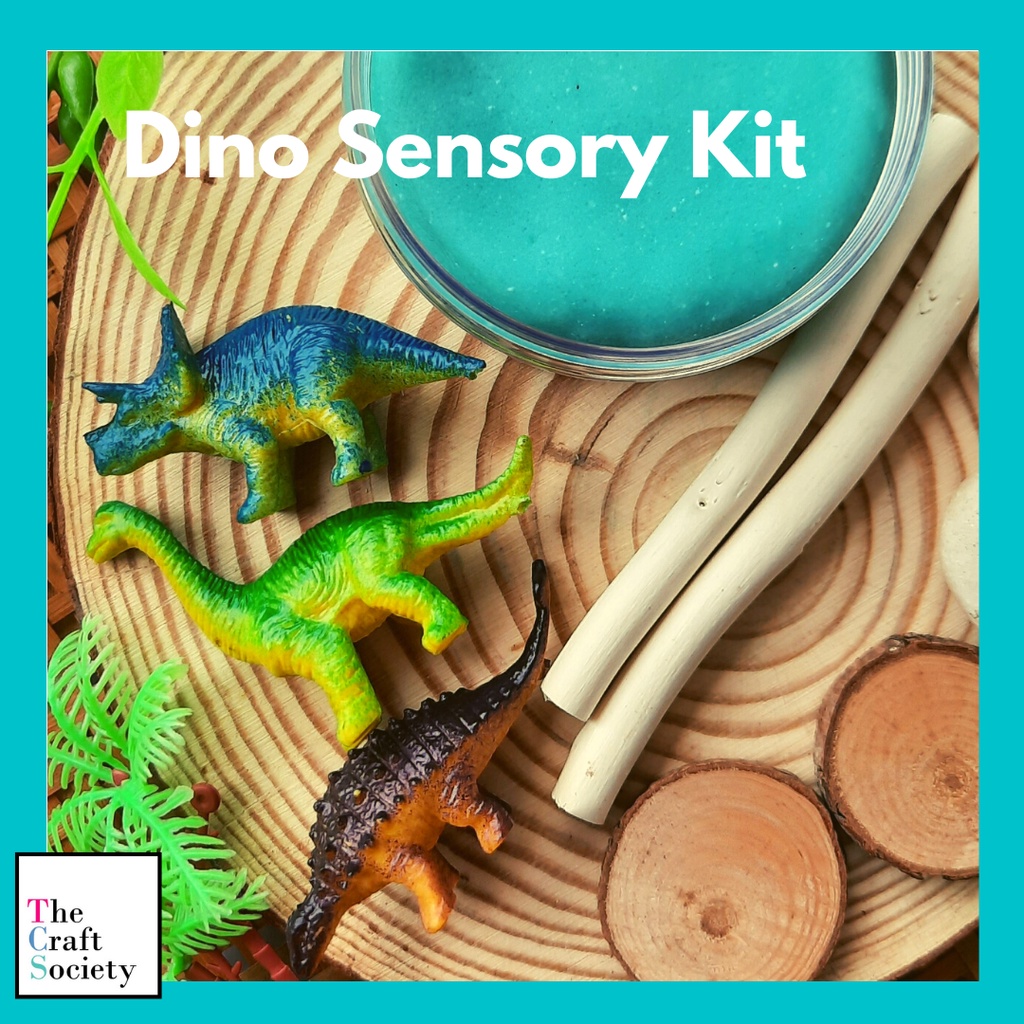 JURASSIC WORLD PLAYDOUGH KIT DINOSAUR SENSORY MESSY PLAY/BUSY GIFT HADIAH TANAH LIAT MAINAN