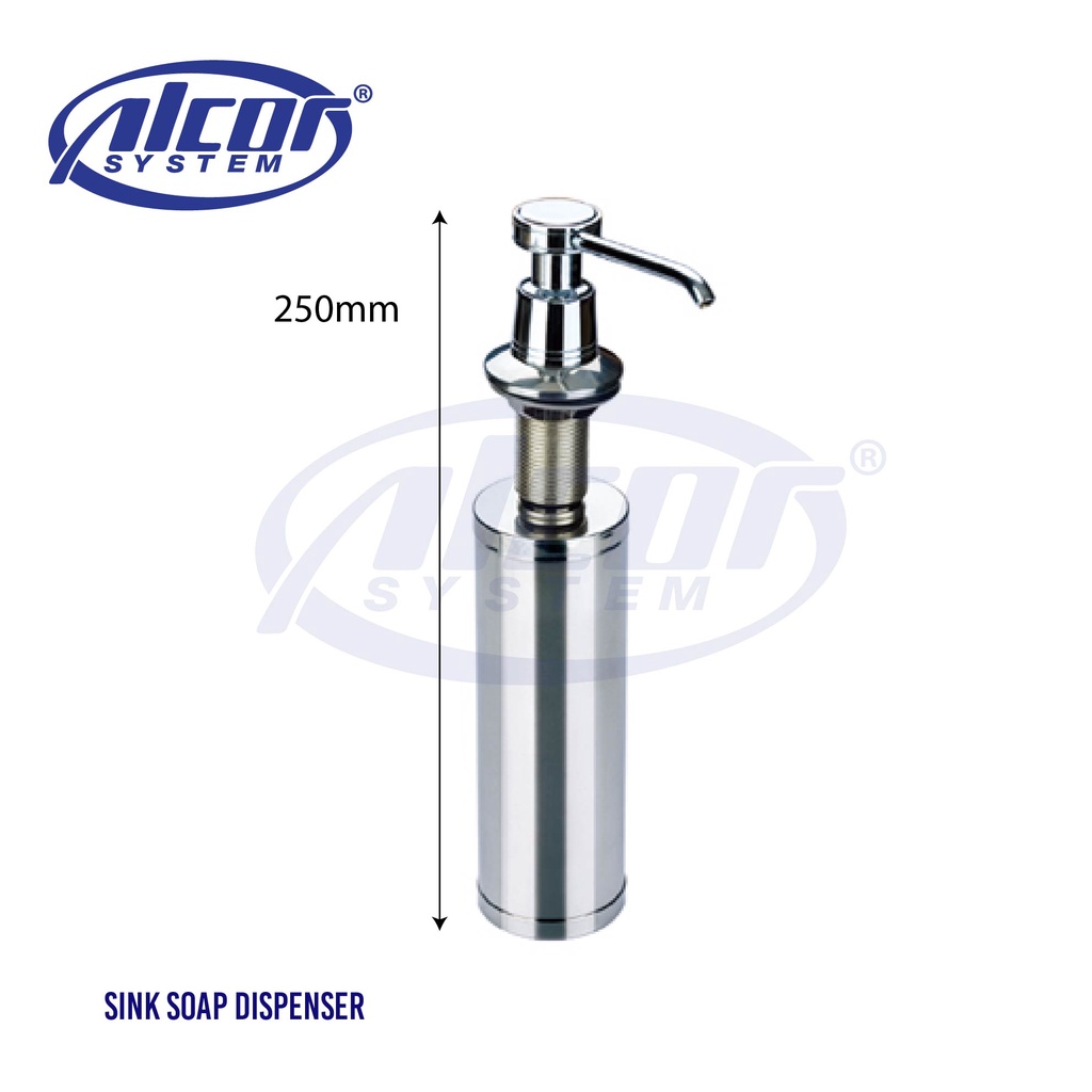 Stainless Steel Sink Soap Dispenser/Sinki Aksesori/ Sink Accessories/Dishwasher/Countertop Liquid Dish/KS-DQ603F-SS/WSL