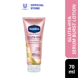 Image of Vaseline Healthy Bright Gluta-Hya Dewy Radiance Serum Burst Lotion (70ml)