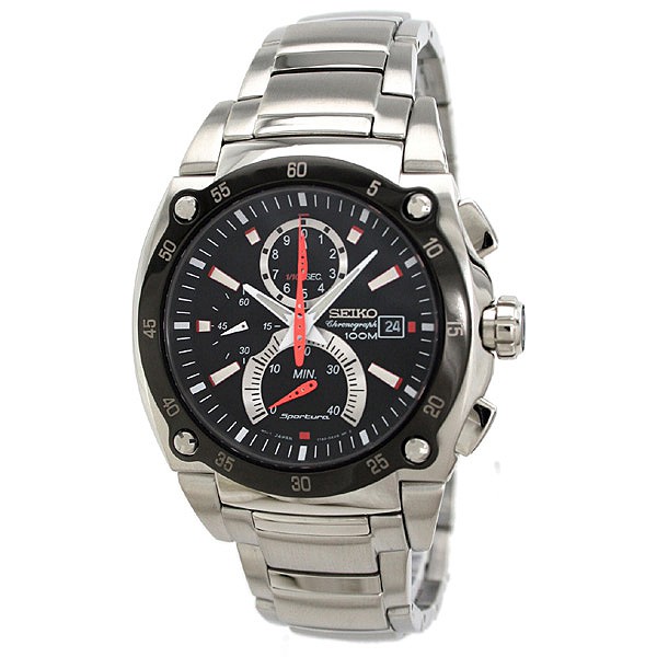 Seiko Men' s Sportura 1/100 Second Retrograde Chronograph Watch # SPC001  SPC001P1 | Shopee Malaysia