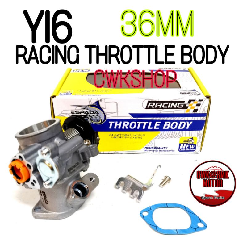 Y16 RACING THROTTLE BODY 32MM/34MM/36MM ESPADA Shopee Malaysia