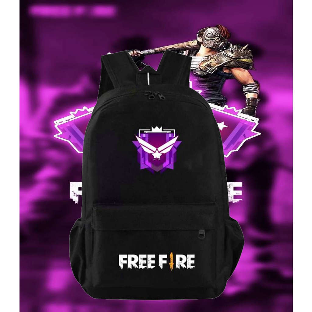 Gaming Boys Bag Free Fire FF Game Original MG-SAN School Backpack | Shopee  Malaysia
