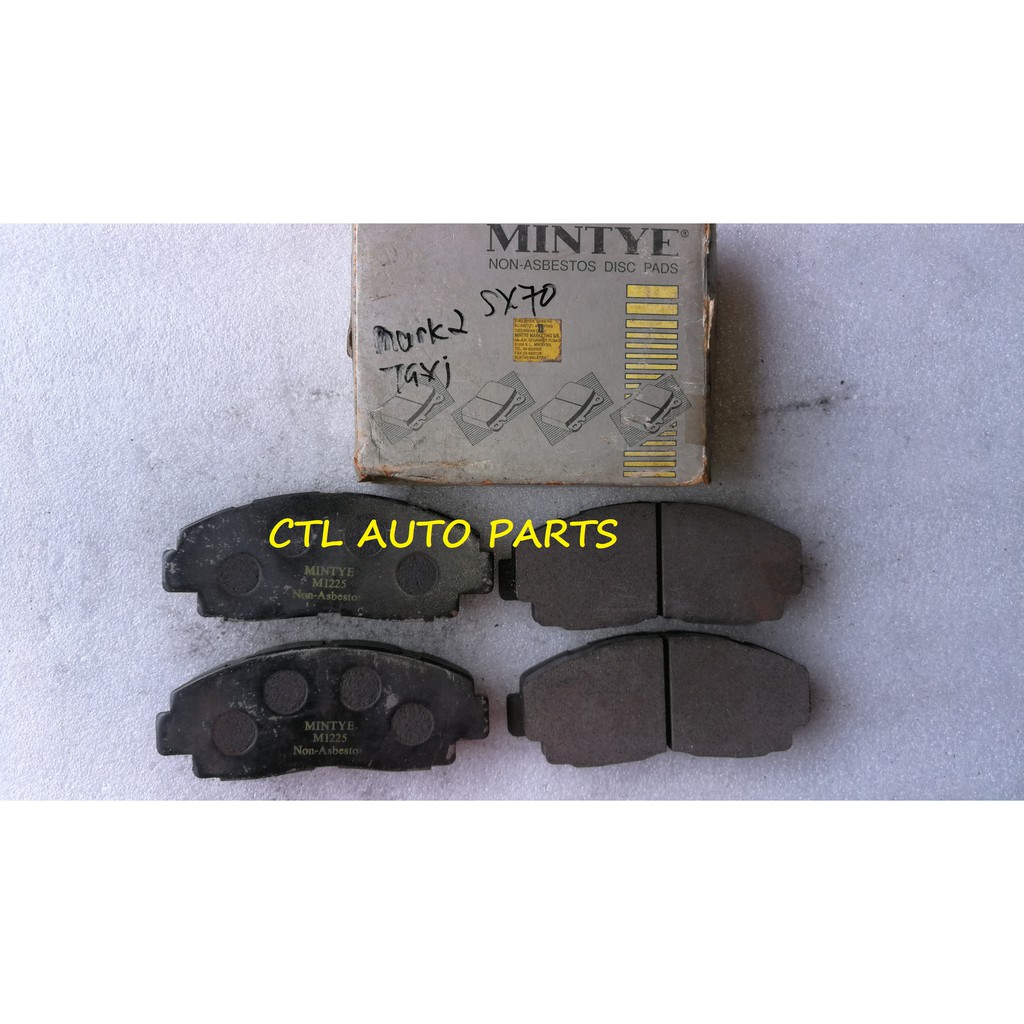 Toyota Mark 2 Sx70 Brake Pads Front Mintye Shopee Malaysia