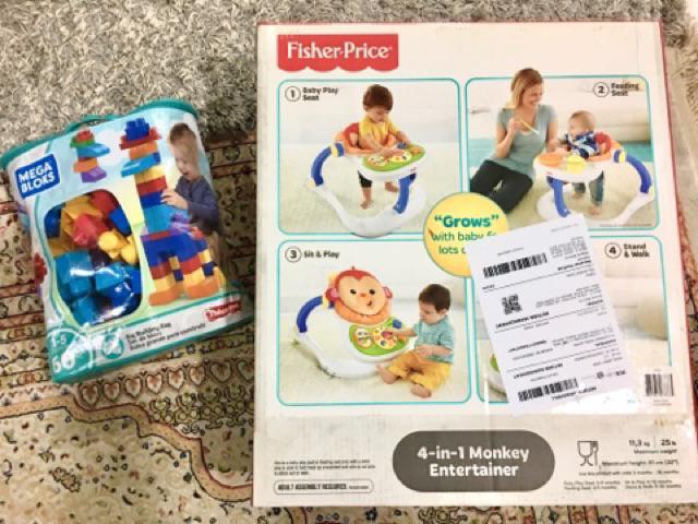 fisher price lion walker instructions