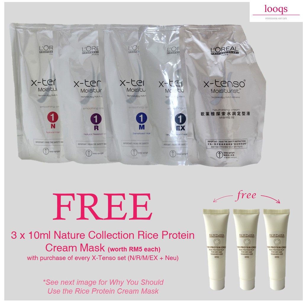 L Oreal X Tenso Moisturist Smoothing Cream Bundle Shopee Malaysia