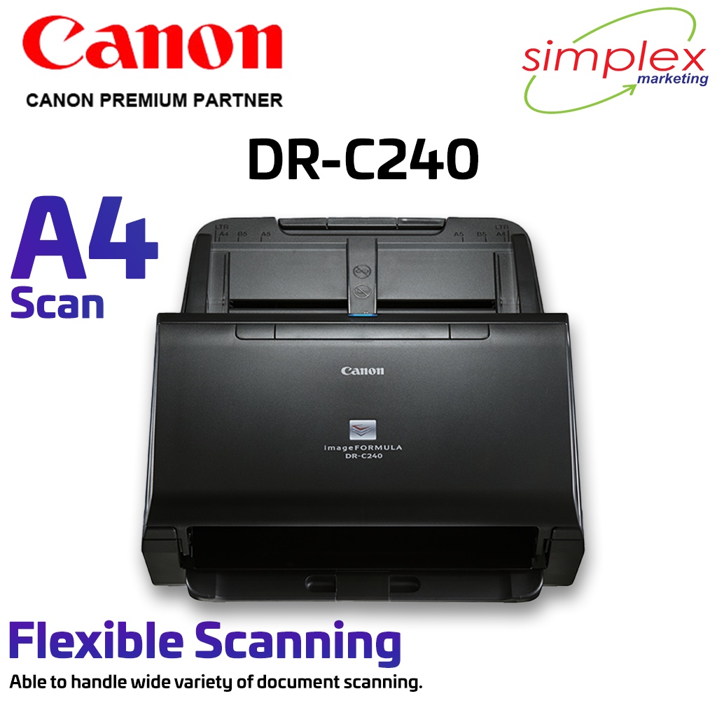 Canon imageFORMULA DRC240 Document Scanners Shopee Malaysia