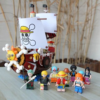 SHENG YUAN SY6299 Monkey D Luffy One Piece Thousand Sunny Ship LEGO ...