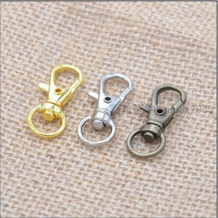 Lobster Claps Key Chain ~ 32mm x 10 pcs