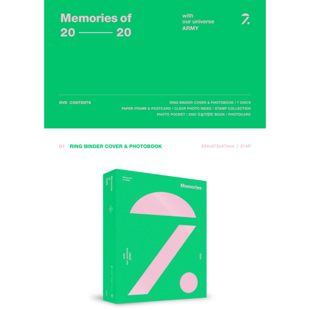 BTS MEMORIES 2020 DVD BLU-RAY | Shopee Malaysia