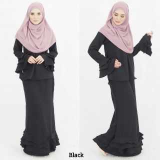 S 5XL BAJU KURUNG MODEN RAYA casual plussize muslimah 